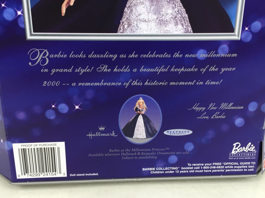 Special Millennium Edition Millennium Princess Barbie 24154 New In Box Vintage 1999 [Photo 9]