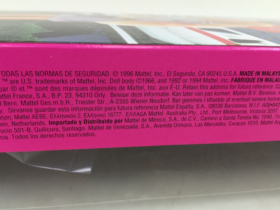Disney Fun Barbie Mattel 17058 New In Box Vintage 1996 [Photo 12]