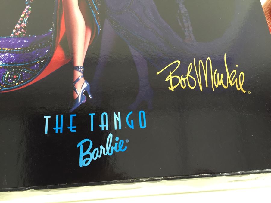 Bob Mackie Limited Edition The Tango Barbie Doll First In A Series Of Elegant Porcelain Barbie Dolls Mattel 23451 New In Box Vintage 1998 [Photo 2]