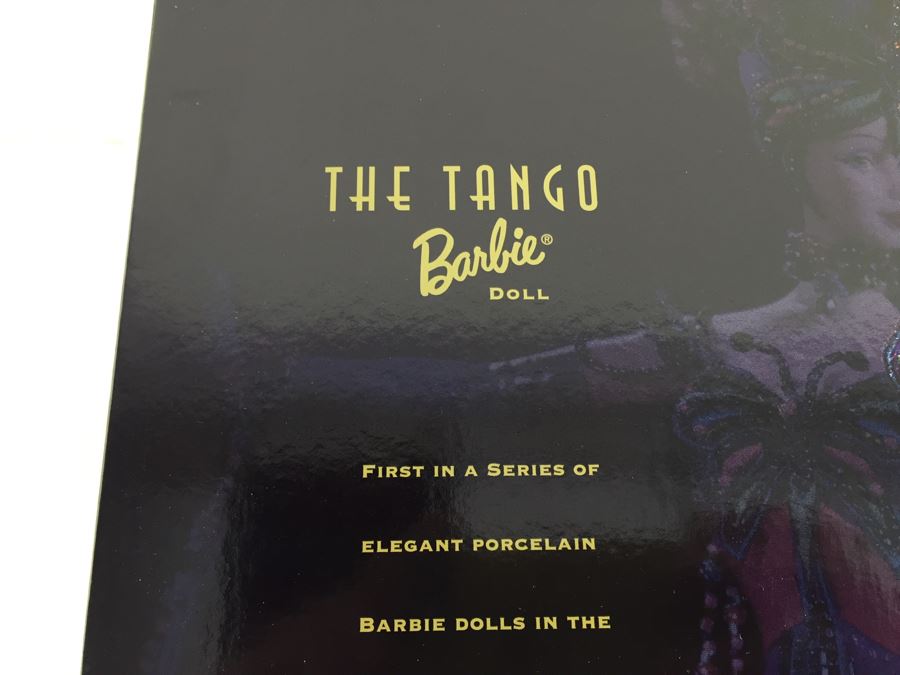 Bob Mackie Limited Edition The Tango Barbie Doll First In A Series Of Elegant Porcelain Barbie Dolls Mattel 23451 New In Box Vintage 1998 [Photo 13]