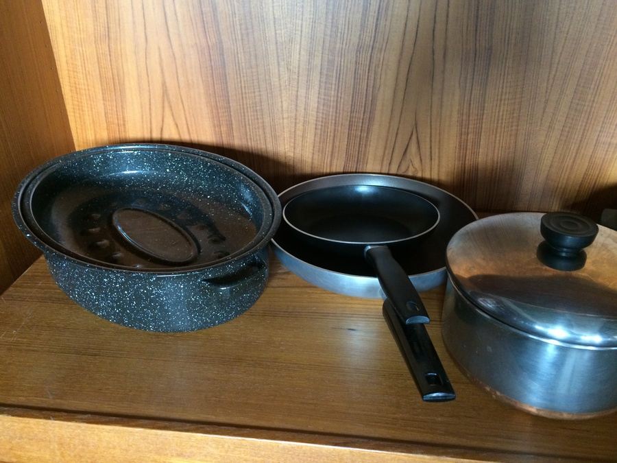 Revere Ware Copper Bottom Pots, Cousances France Pot with Lid, and Skillets Lot [Photo 2]