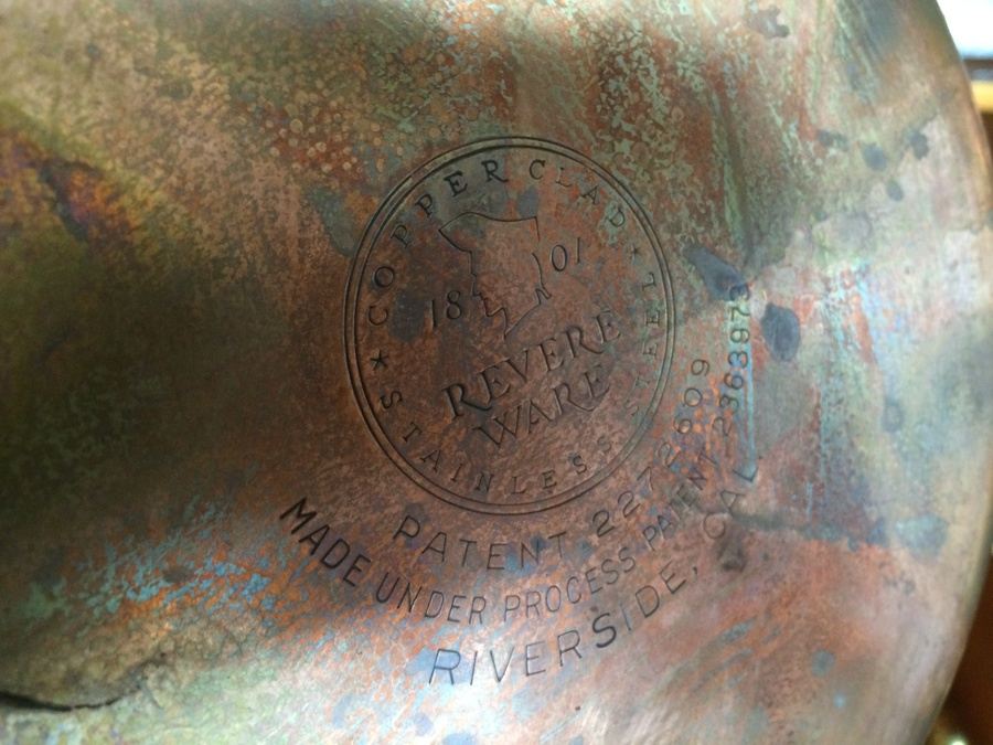 Revere Ware Copper Bottom Pots, Cousances France Pot with Lid, and Skillets Lot [Photo 7]