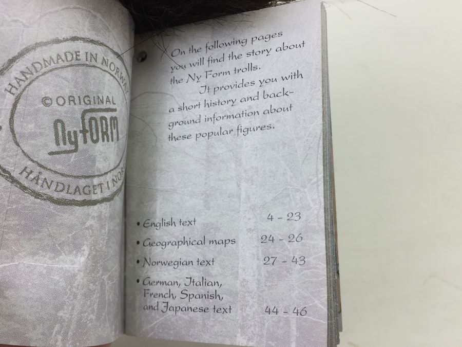 NyForm Troll Doll Handmade In Norway New With Tags [Photo 12]