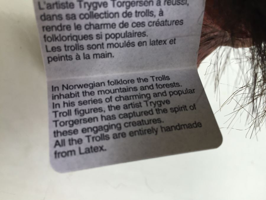 NyForm Troll Doll Handmade In Norway New With Tags [Photo 16]