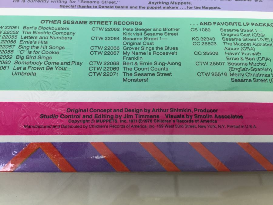 SEALED The Muppet Alphabet Album Starring Jim Henson's MUPPETS From Sesame Street CC 25503 And 1976 Sesame Street Activities Book [Photo 8]