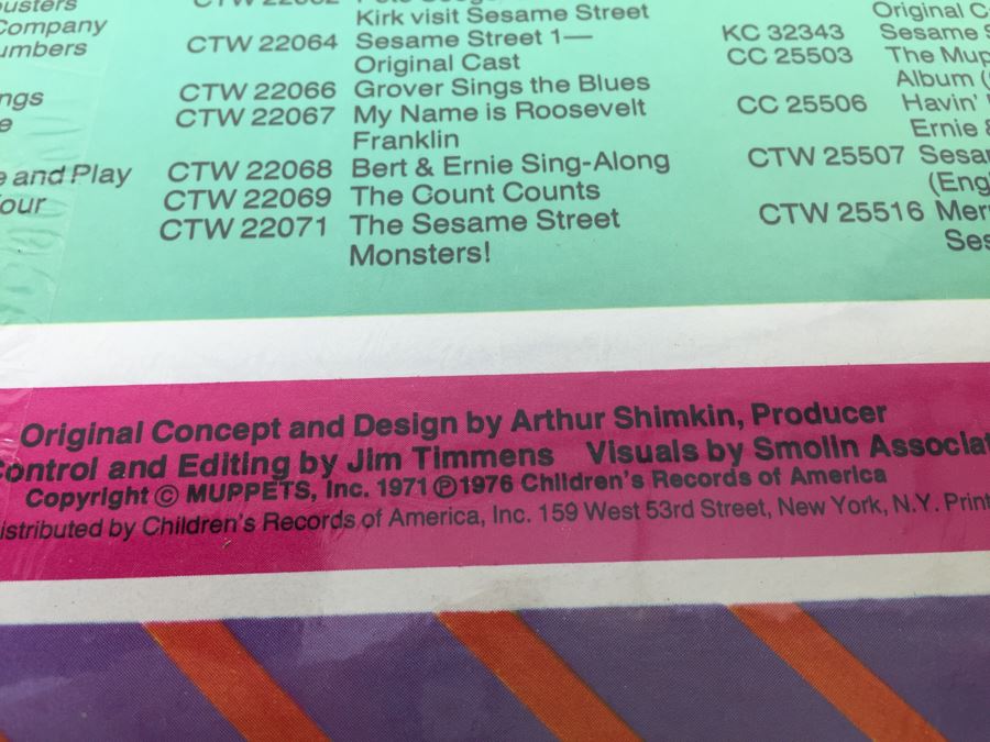 SEALED The Muppet Alphabet Album Starring Jim Henson's MUPPETS From Sesame Street CC 25503 And 1976 Sesame Street Activities Book [Photo 9]