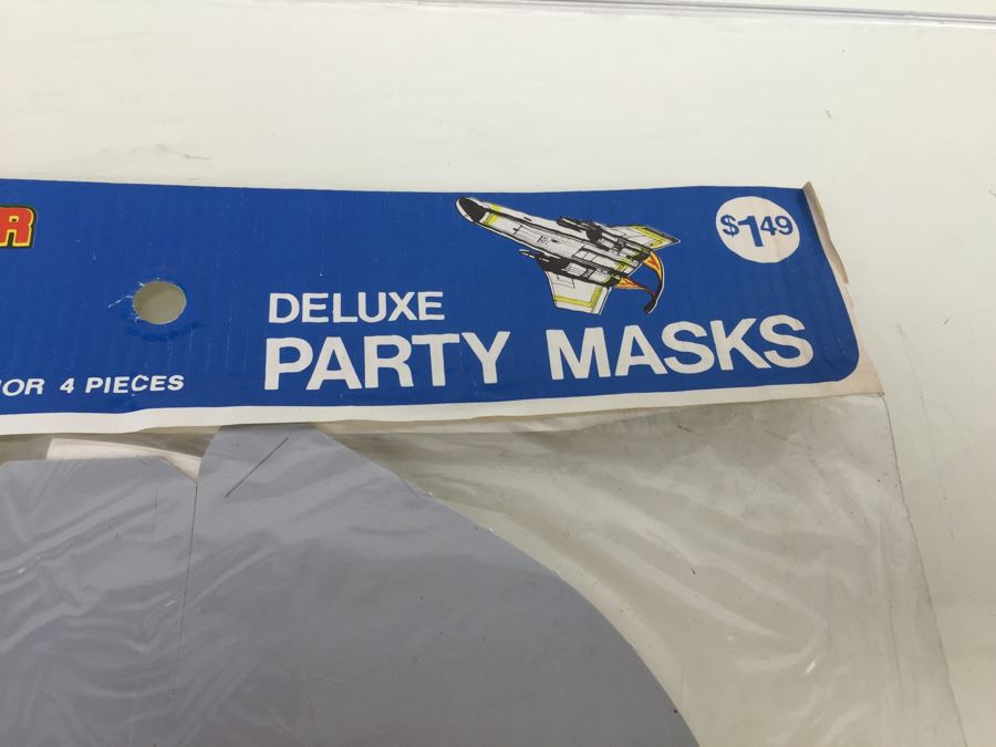 Sealed Battlestar Galatica Deluxe Party Masks: 2 Cylon And 2 Colonial Warriors [Photo 6]