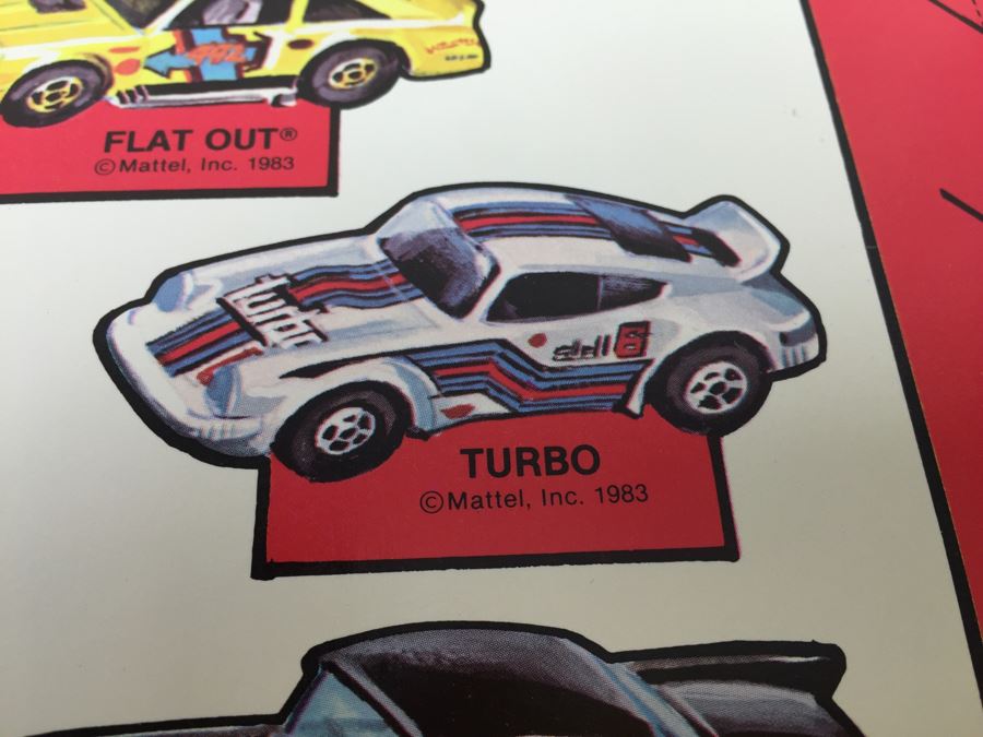 (10) Hot Wheels Sticker Fun A Golden Book New Old Stock Mattel 2147-3 Vintage 1983 [Photo 22]