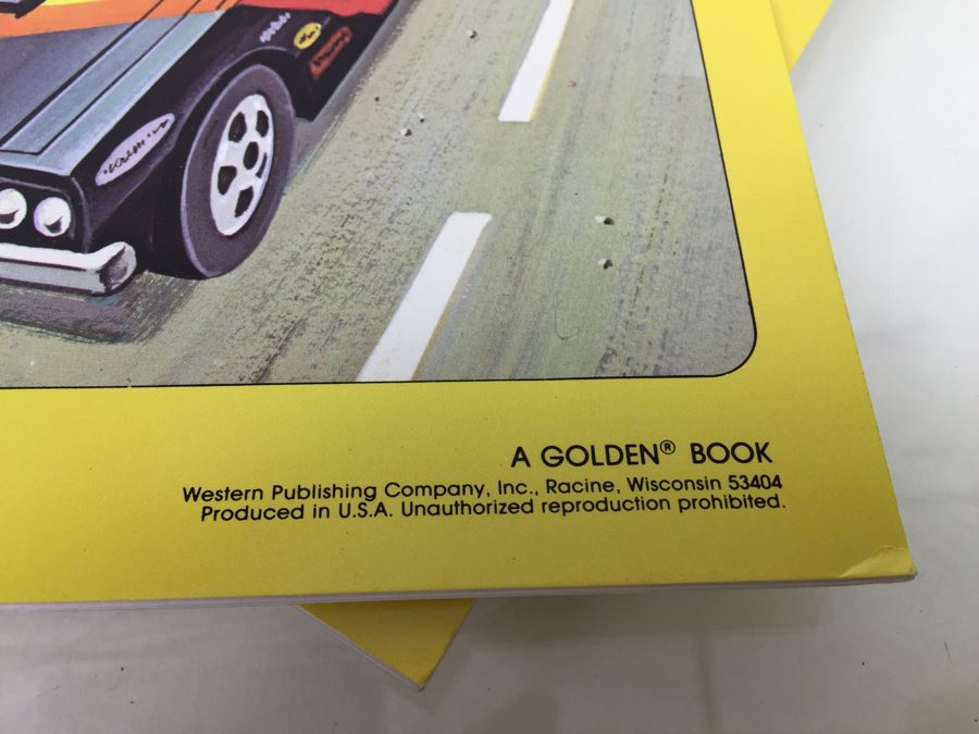 (10) Hot Wheels Sticker Fun A Golden Book New Old Stock Mattel 2147-3 Vintage 1983 [Photo 10]