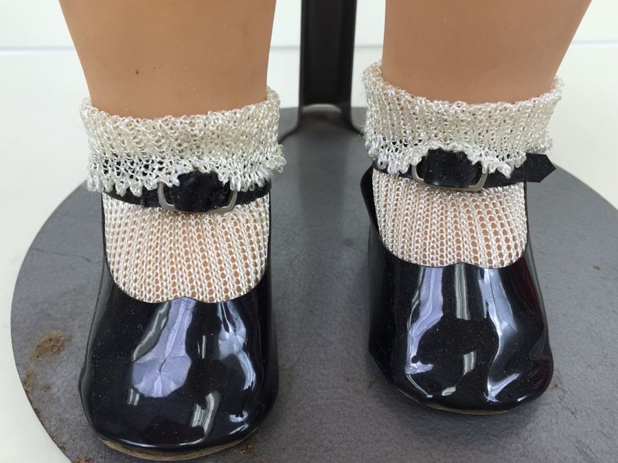 Vintage 22' Doll With Stand 1953-1956 May Be 22' Girl Made By Alexander (Fleischaker Novelty Co.) [Photo 7]