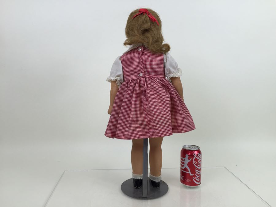 Vintage 22' Doll With Stand 1953-1956 May Be 22' Girl Made By Alexander (Fleischaker Novelty Co.) [Photo 11]