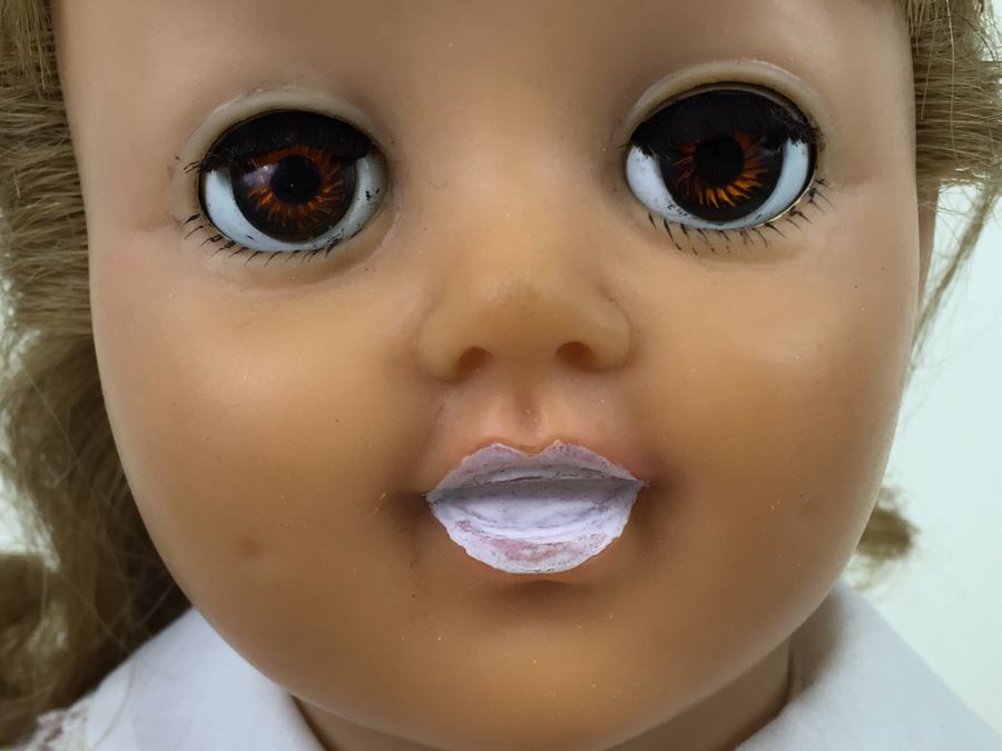 Vintage 22' Doll With Stand 1953-1956 May Be 22' Girl Made By Alexander (Fleischaker Novelty Co.) [Photo 2]