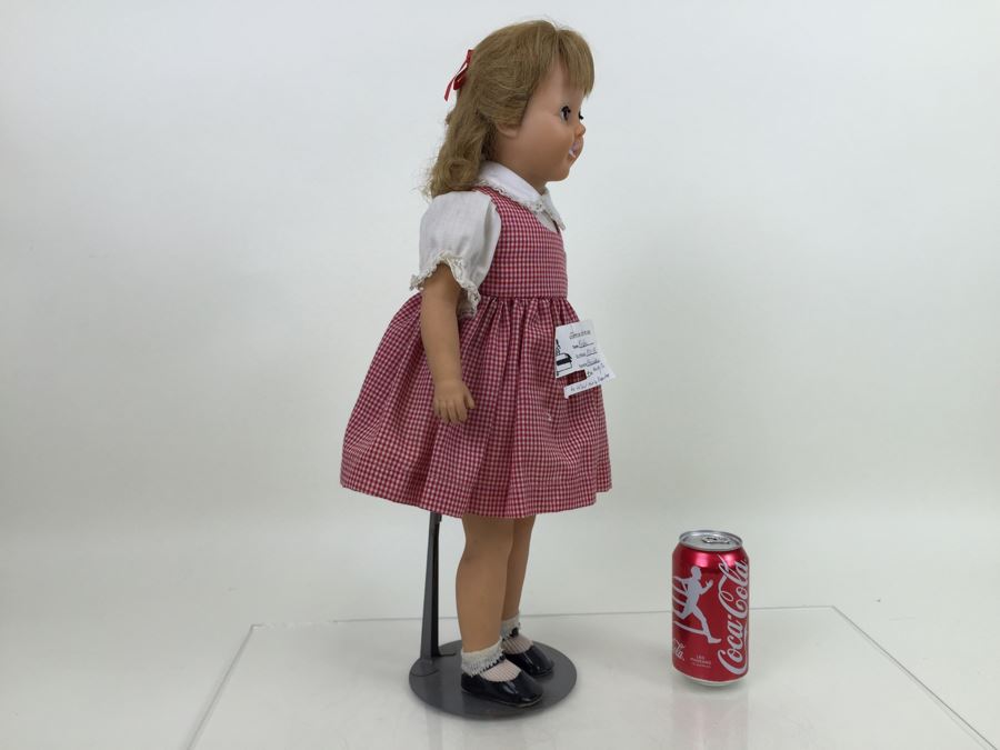 Vintage 22' Doll With Stand 1953-1956 May Be 22' Girl Made By Alexander (Fleischaker Novelty Co.) [Photo 9]