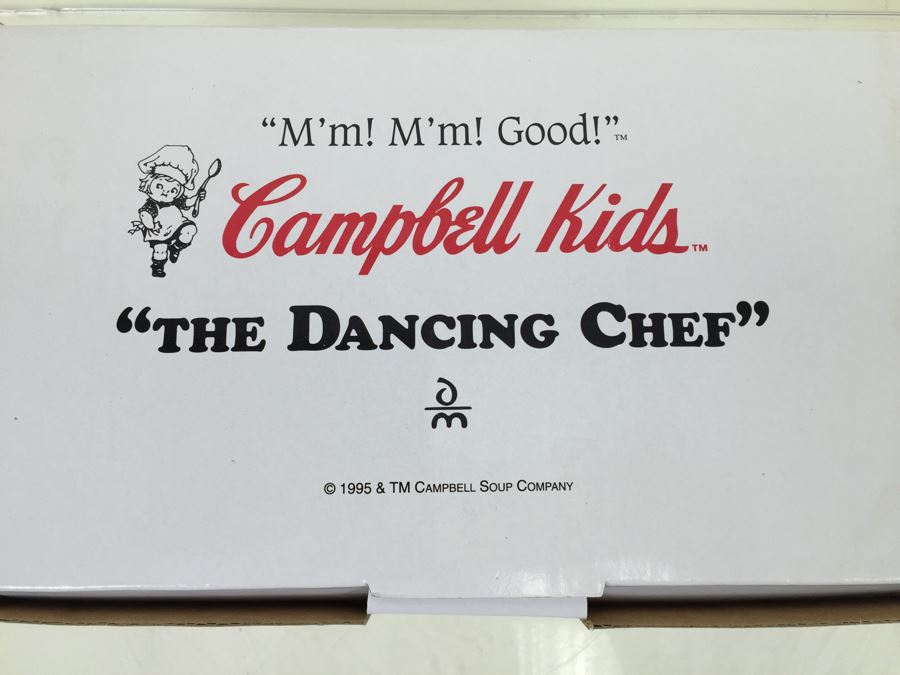 Campbell Kids 'The Dancing Chef' Vintage 1995 Danbury Mint New In Box [Photo 4]