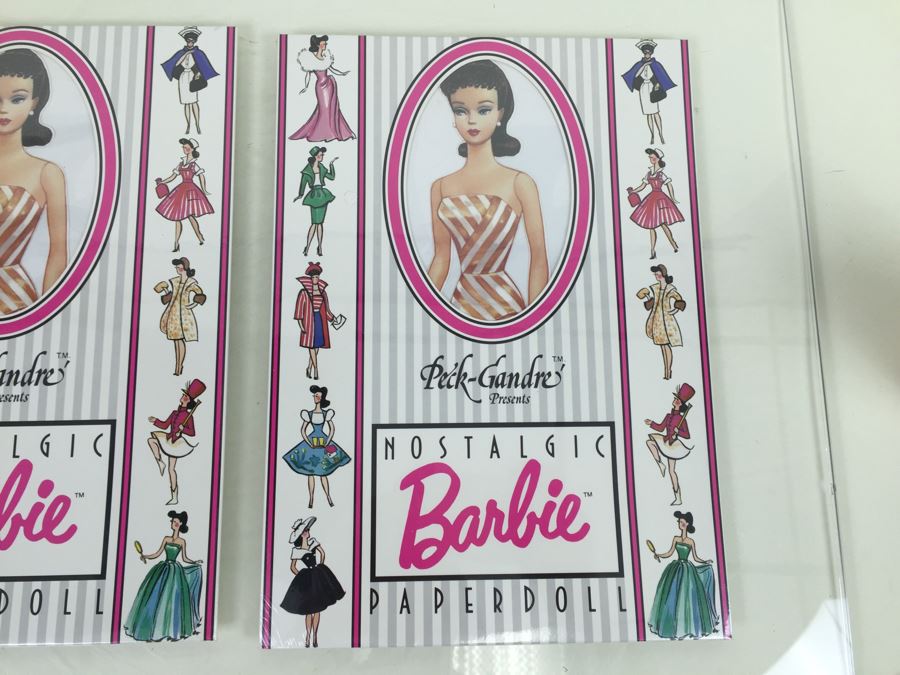 (6) Sealed Nostalgic Barbie Paper Dolls By Peck-Gandre Vintage 1989 New Old Stock And (1) The Ultimate Barbie International Sticker Book DK Vintage 2000 New Old Stock [Photo 13]