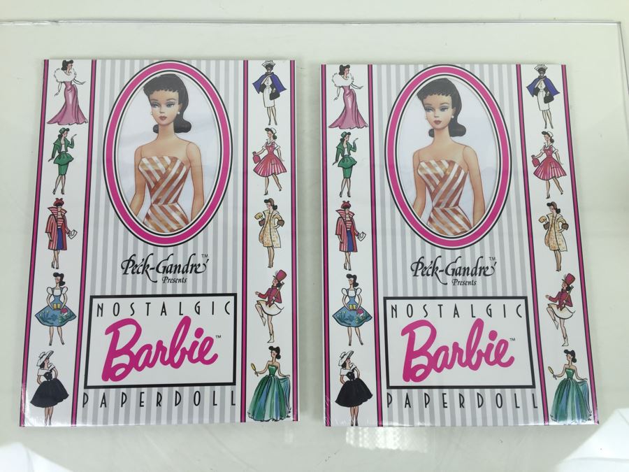 (6) Sealed Nostalgic Barbie Paper Dolls By Peck-Gandre Vintage 1989 New Old Stock And (1) The Ultimate Barbie International Sticker Book DK Vintage 2000 New Old Stock [Photo 12]
