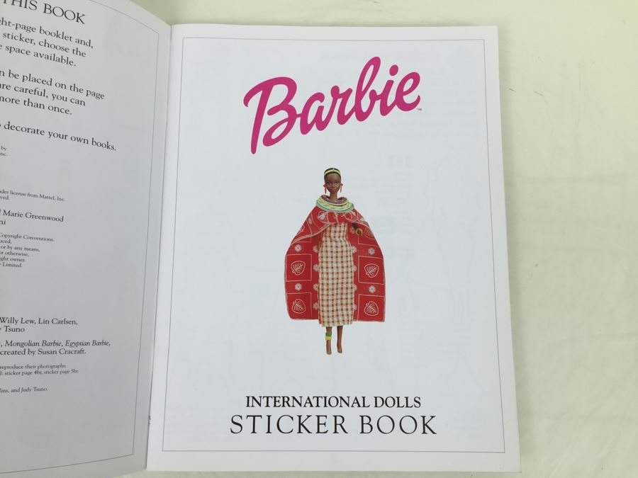 (6) Sealed Nostalgic Barbie Paper Dolls By Peck-Gandre Vintage 1989 New Old Stock And (1) The Ultimate Barbie International Sticker Book DK Vintage 2000 New Old Stock [Photo 27]