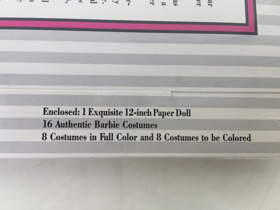 (6) Sealed Nostalgic Barbie Paper Dolls By Peck-Gandre Vintage 1989 New Old Stock And (1) The Ultimate Barbie International Sticker Book DK Vintage 2000 New Old Stock [Photo 10]