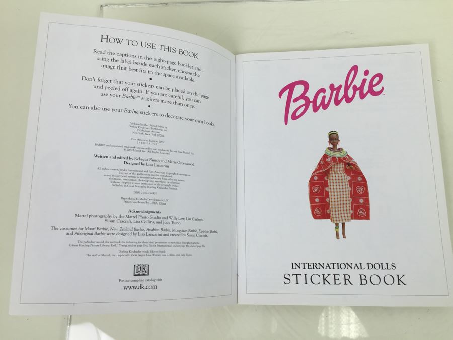 (6) Sealed Nostalgic Barbie Paper Dolls By Peck-Gandre Vintage 1989 New Old Stock And (1) The Ultimate Barbie International Sticker Book DK Vintage 2000 New Old Stock [Photo 25]
