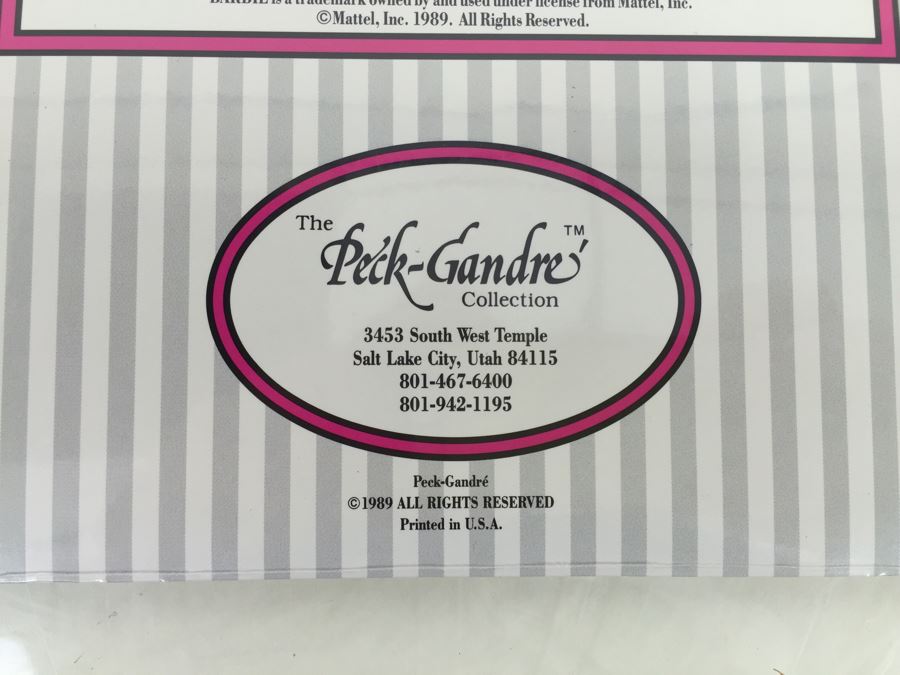 (6) Sealed Nostalgic Barbie Paper Dolls By Peck-Gandre Vintage 1989 New Old Stock And (1) The Ultimate Barbie International Sticker Book DK Vintage 2000 New Old Stock [Photo 18]