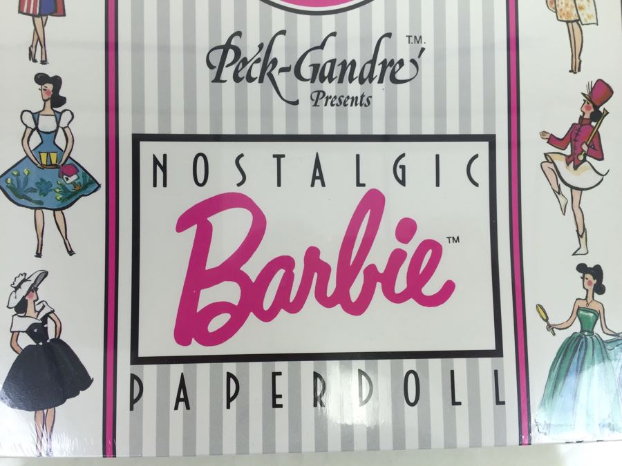 (6) Sealed Nostalgic Barbie Paper Dolls By Peck-Gandre Vintage 1989 New Old Stock And (1) The Ultimate Barbie International Sticker Book DK Vintage 2000 New Old Stock [Photo 15]