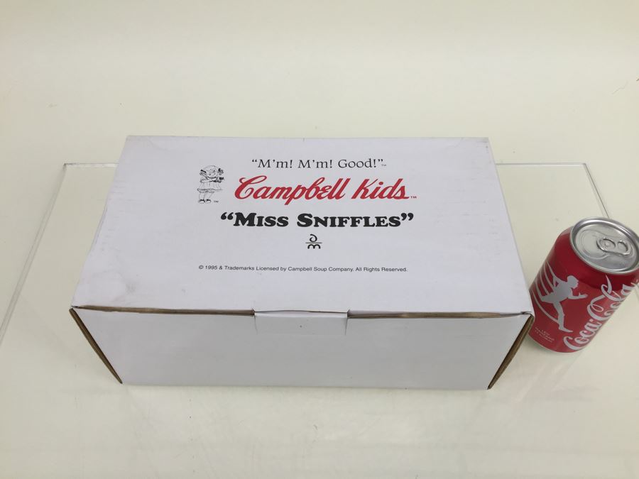 Campbell Kids 'Miss Sniffles' Vintage 1995 Danbury Mint New In Box [Photo 8]