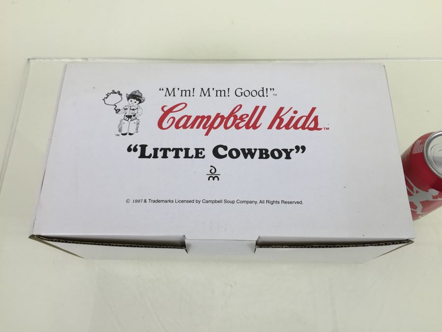 Campbell Kids 'Little Cowboy' Vintage 1997 Danbury Mint New In Box [Photo 1]