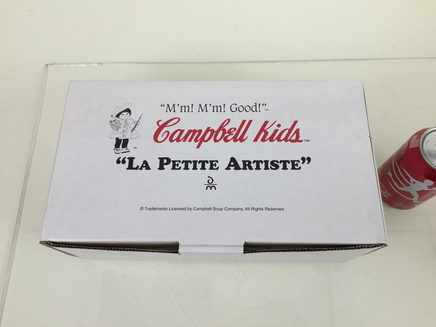 Campbell Kids 'La Petite Artiste' Vintage 1996 Danbury Mint New In Box