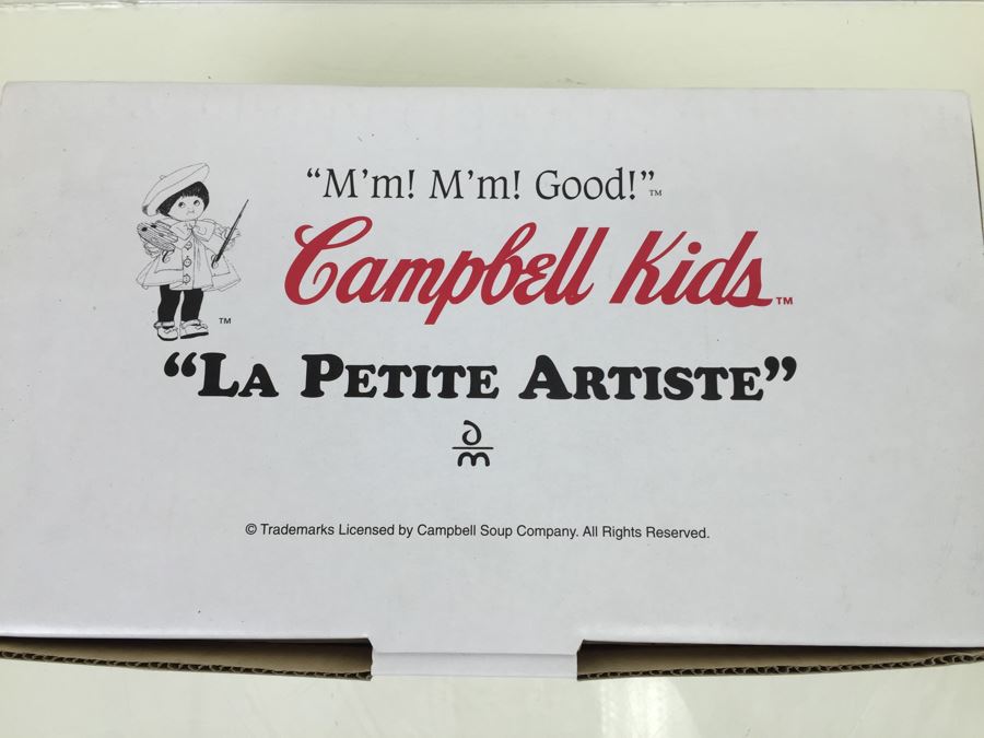 Campbell Kids 'La Petite Artiste' Vintage 1996 Danbury Mint New In Box [Photo 4]