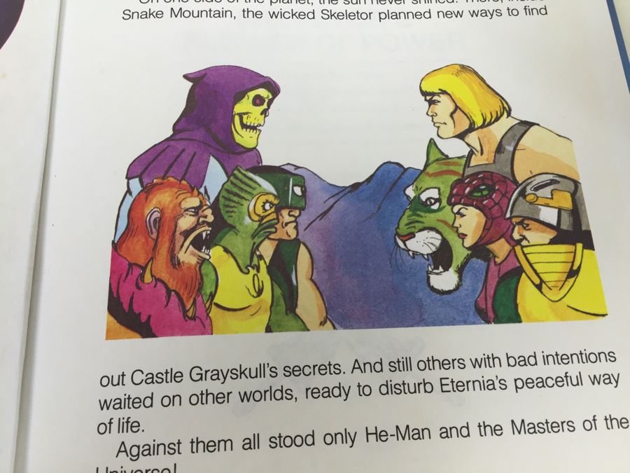 MASTERS OF THE UNIVERSE 'Skeletor's Flower Of Power' Hardcover Book Mattel Golden Book New Old Stock Vintage 1985 [Photo 6]