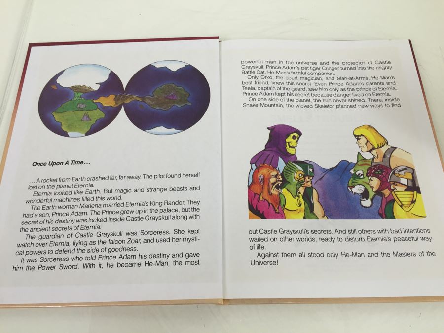 MASTERS OF THE UNIVERSE 'He-Man Smells Trouble' Hardcover Book Mattel Golden Book New Old Stock Vintage 1985 [Photo 4]