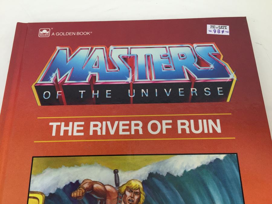 MASTERS OF THE UNIVERSE 'The River Of Ruin' Hardcover Book Mattel Golden Book New Old Stock Vintage 1985 [Photo 4]