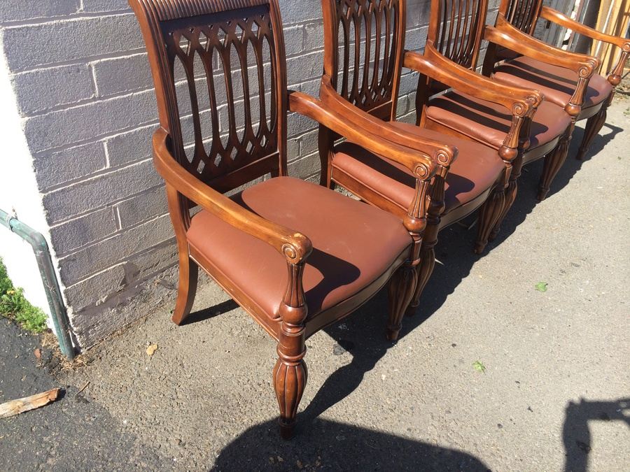 Wooden Arm Chairs [Photo 3]