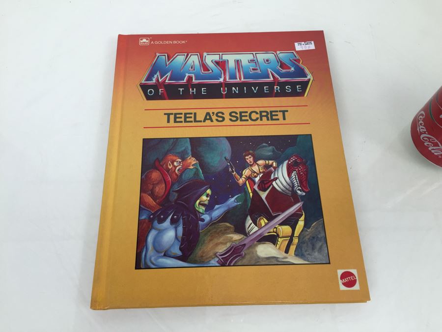 MASTERS OF THE UNIVERSE 'Teela's Secret' Hardcover Book Mattel Golden Book New Old Stock Vintage 1985