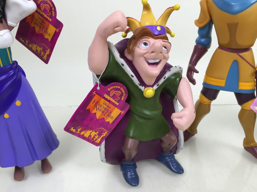 (4) Disney's The Hunchback Of Notre Dame Figurines New With Tags By Applause [Photo 2]