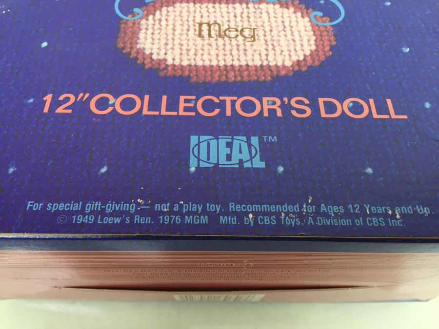 MGM's Little Women Meg 12' Collector's Doll No. 10472 By IDEAL New In Box Vintage 1976 [Photo 11]