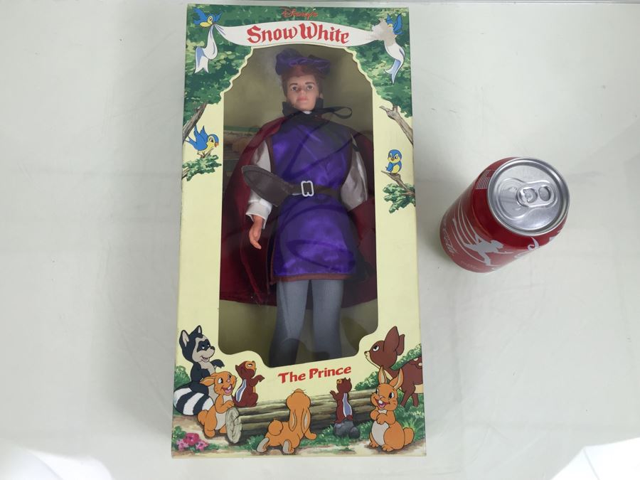 Disney's Snow White 'The Prince' 11 1/2' Full Jointed Doll New In Box By Bikin BN-1000