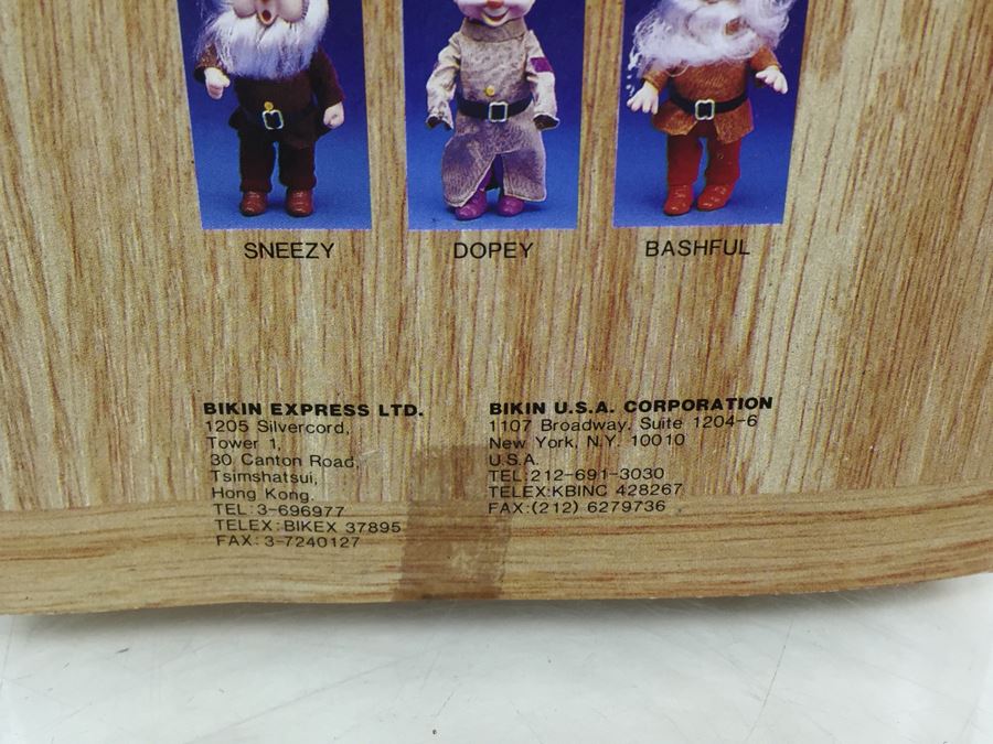 Vintage Disney's Snow White And The Seven Dwarfs 'Dopey' Figurine Action Figure Bikin New In Box [Photo 6]