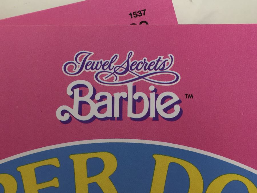 (6) Jewel Secrets Barbie Paper Dolls Golden Book Mattel 1537 New Vintage 1987 [Photo 7]