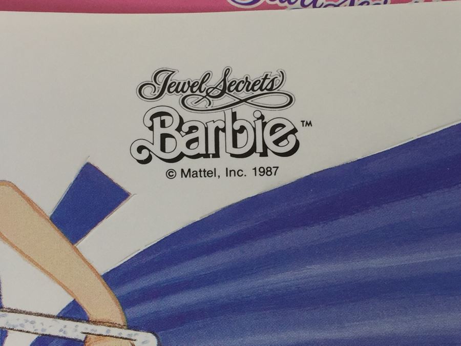 (6) Jewel Secrets Barbie Paper Dolls Golden Book Mattel 1537 New Vintage 1987 [Photo 14]