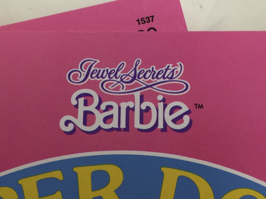 (6) Jewel Secrets Barbie Paper Dolls Golden Book Mattel 1537 New Vintage 1987 [Photo 6]
