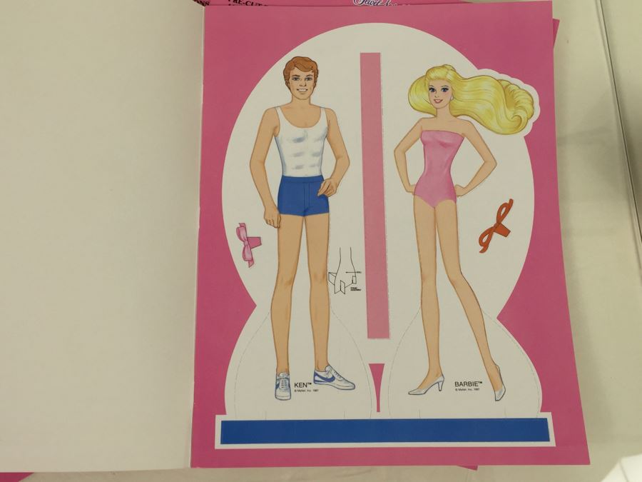 (6) Jewel Secrets Barbie Paper Dolls Golden Book Mattel 1537 New Vintage 1987 [Photo 12]