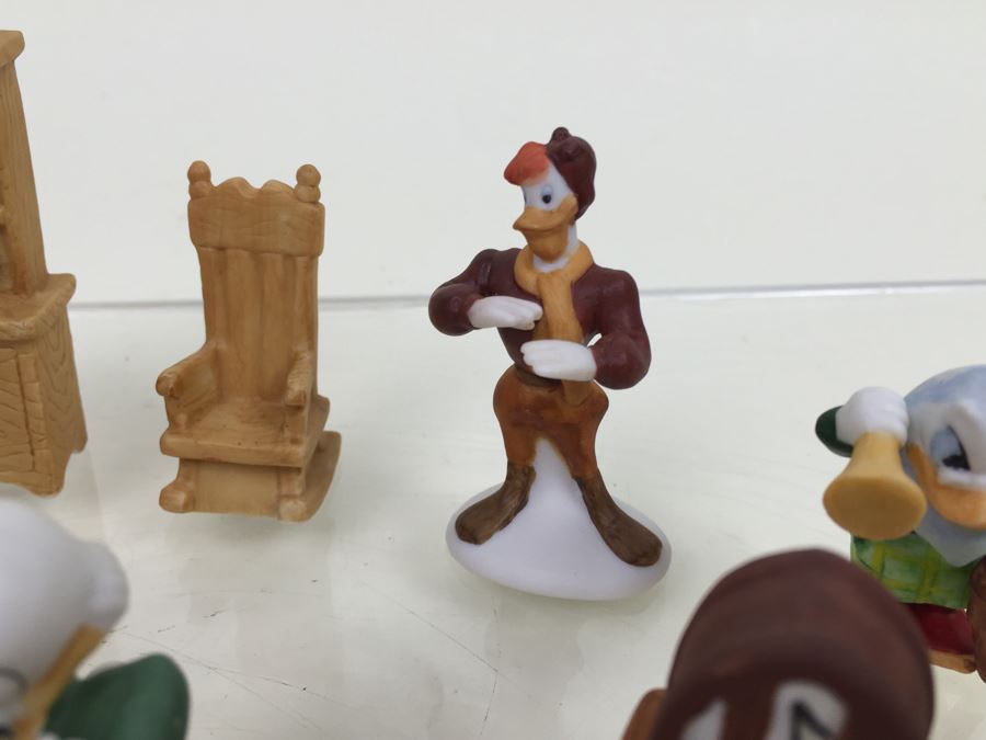 Vintage Large Lot Of Disney Miniature Figurines And Furniture Painted [Photo 11]