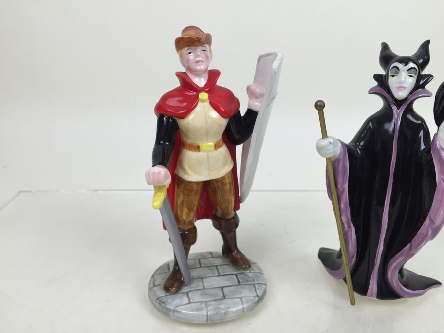 Pair Of Walt Disney Company Sleeping Beauty Figurines Schmid Made In Japan [Photo 7]