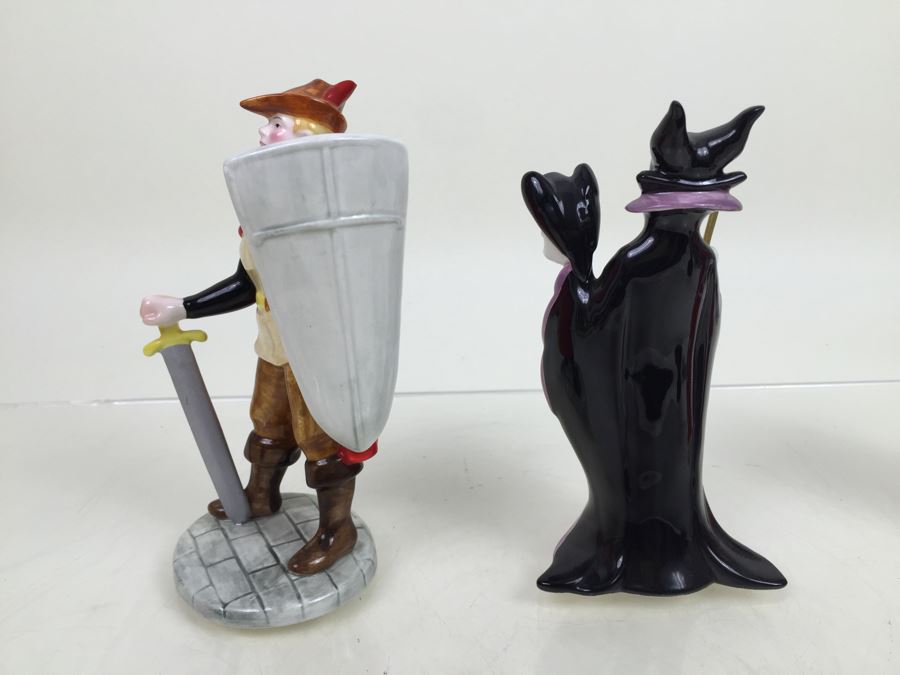 Pair Of Walt Disney Company Sleeping Beauty Figurines Schmid Made In Japan [Photo 10]