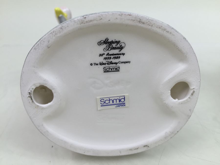 Pair Of Walt Disney Company Sleeping Beauty Figurines Schmid Made In Japan [Photo 12]