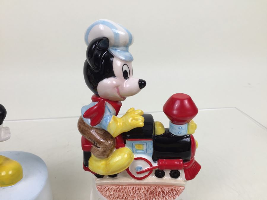 Pair Of Walt Disney Company Mickey Mouse Music Boxes Schmid [Photo 6]
