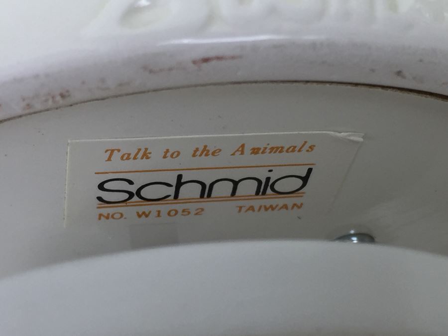 Pair Of Walt Disney Company Music Boxes 'Bambi' And 'Thumper' Schmid Musical Collectibles [Photo 16]