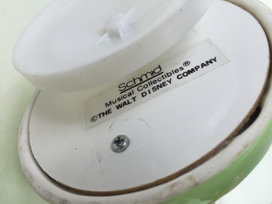 Pair Of Walt Disney Company Music Boxes 'Bambi' And 'Thumper' Schmid Musical Collectibles [Photo 13]