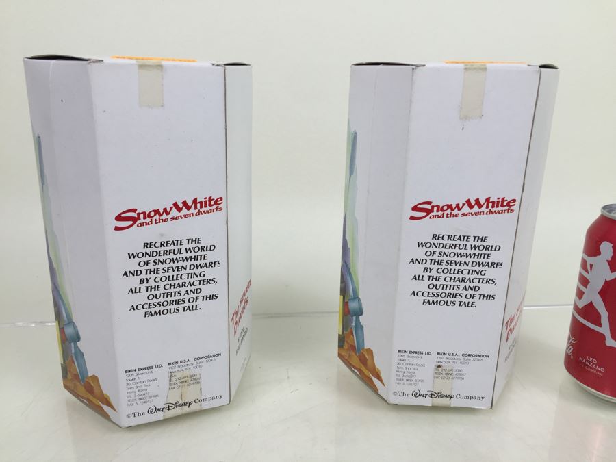 Walt Disney's Snow White And The Seven Dwarfs 'Happy' And 'Sleepy' 6 1/2' Doll Figurines Action Figures Bikin New In Box [Photo 9]